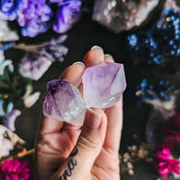 RAW AMETHYST CRYSTAL POINTS