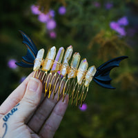 LIGHTNING WINGS- HAIR COMB🦇💛