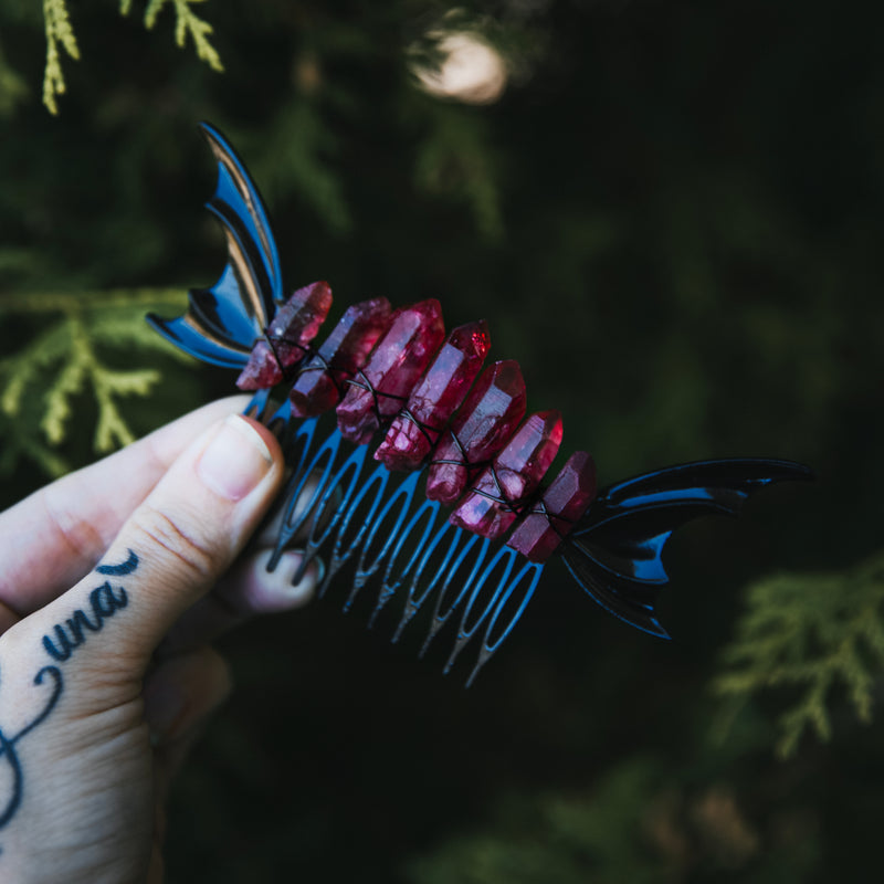 AGATE MOUSSE - PEIGNE À CHEVEUX🌸🌿