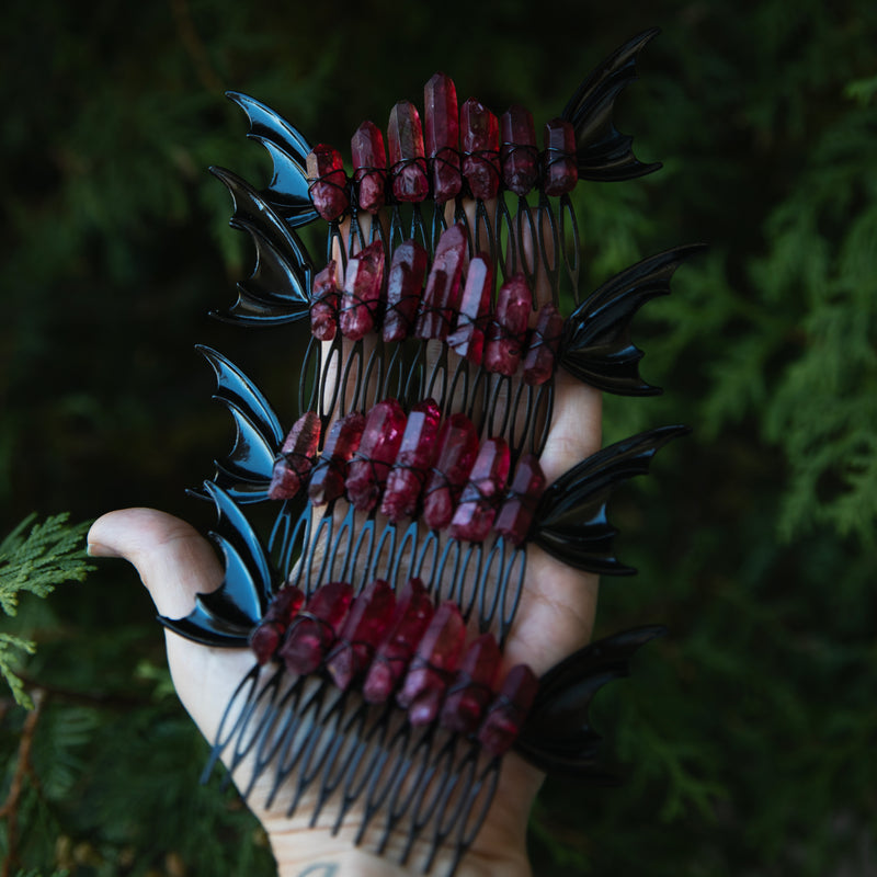 AGATE MOUSSE - PEIGNE À CHEVEUX🌸🌿