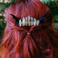 LIGHTNING WINGS- HAIR COMB🦇💛