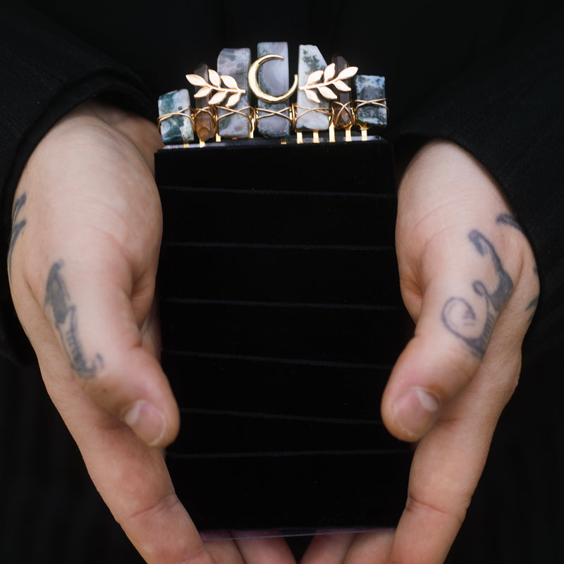 AGATE MOUSSE - PEIGNE À CHEVEUX🌙🌿