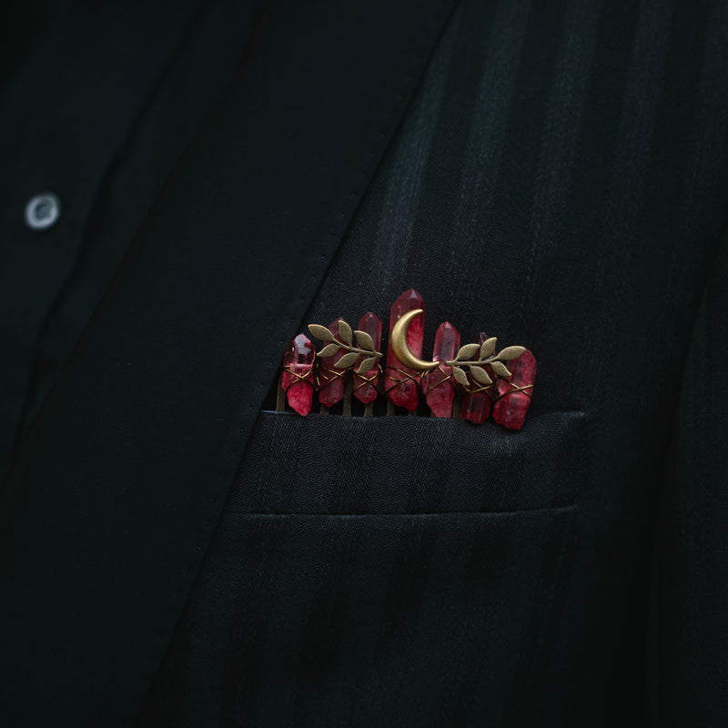 AGATE MOUSSE - PEIGNE À CHEVEUX🌙🌿