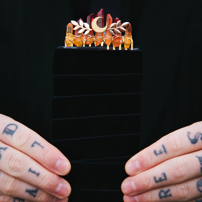 AGATE MOUSSE - PEIGNE À CHEVEUX🌙🌿