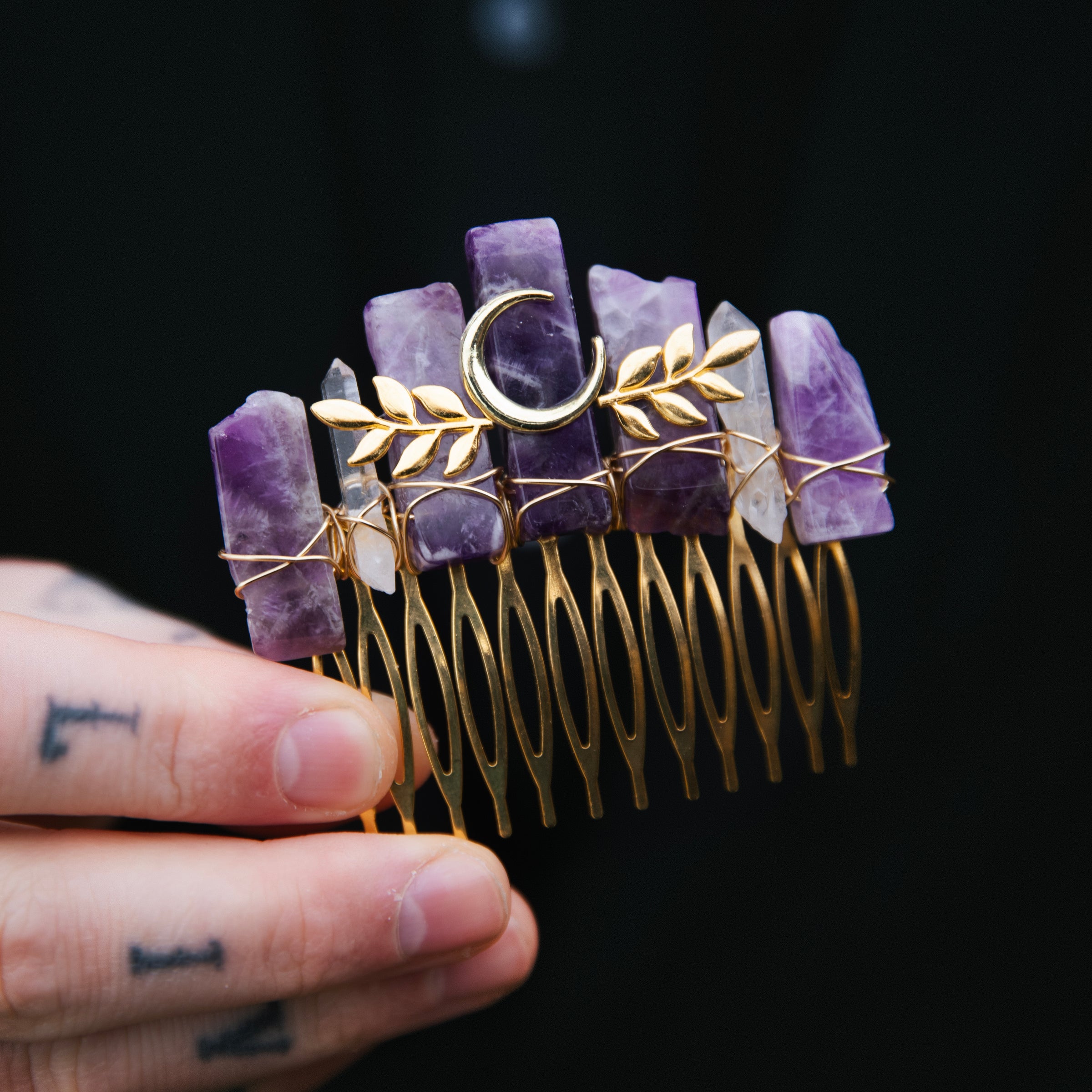 AGATE MOUSSE - PEIGNE À CHEVEUX🌙🌿