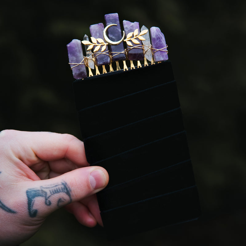 AGATE MOUSSE - PEIGNE À CHEVEUX🌙🌿