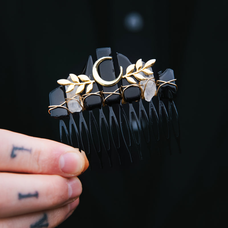 AGATE MOUSSE - PEIGNE À CHEVEUX🌙🌿