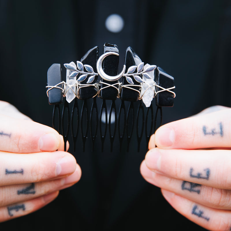 AGATE MOUSSE - PEIGNE À CHEVEUX🌙🌿