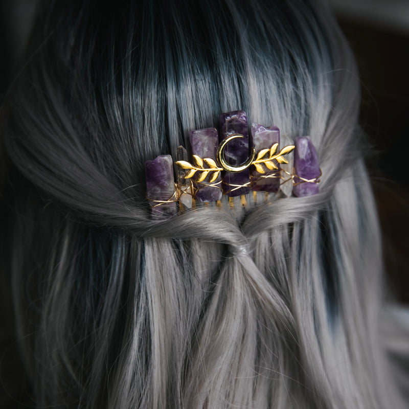 AGATE MOUSSE - PEIGNE À CHEVEUX🌙🌿