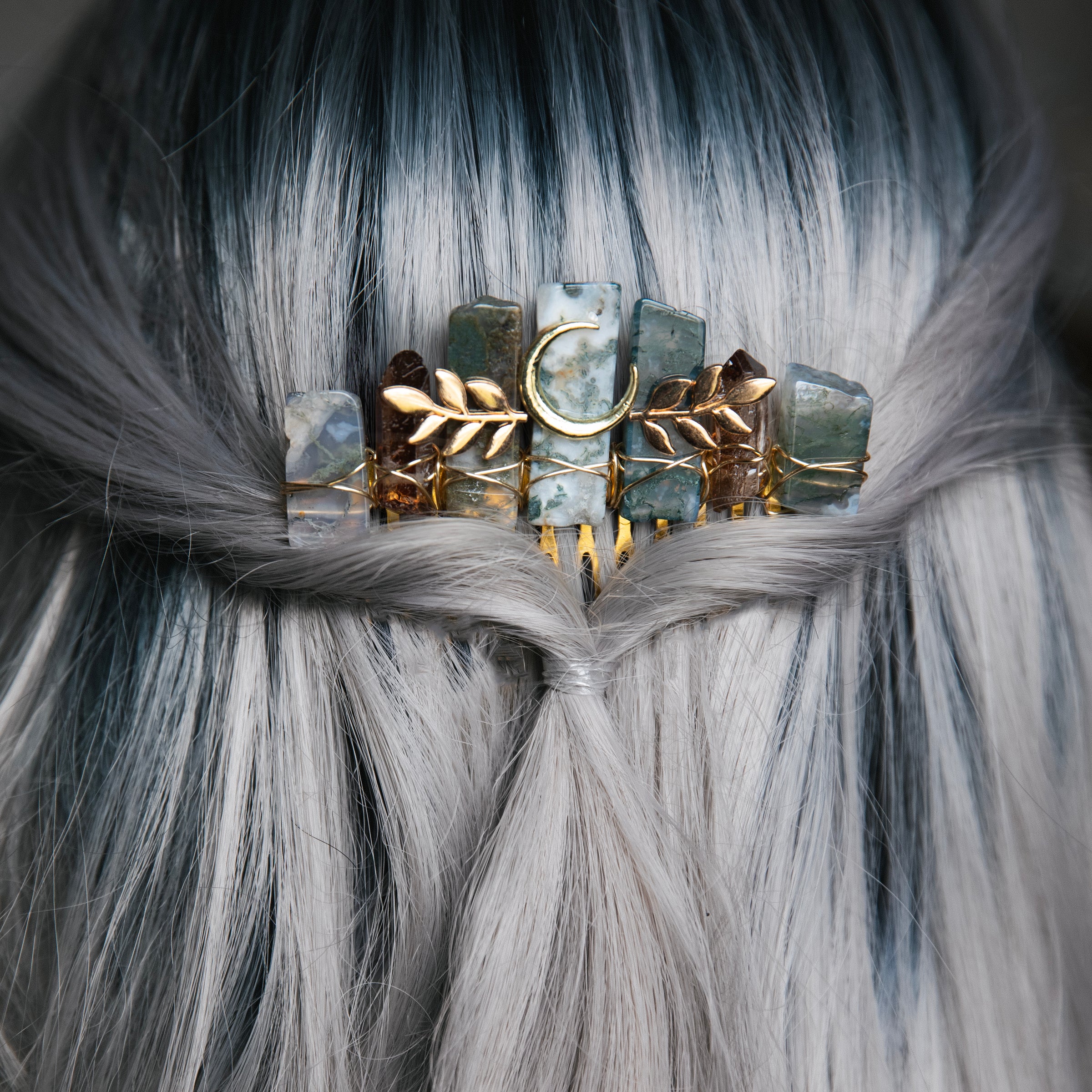 AGATE MOUSSE - PEIGNE À CHEVEUX🌙🌿