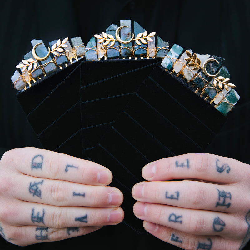 AGATE MOUSSE - PEIGNE À CHEVEUX🌙🌿