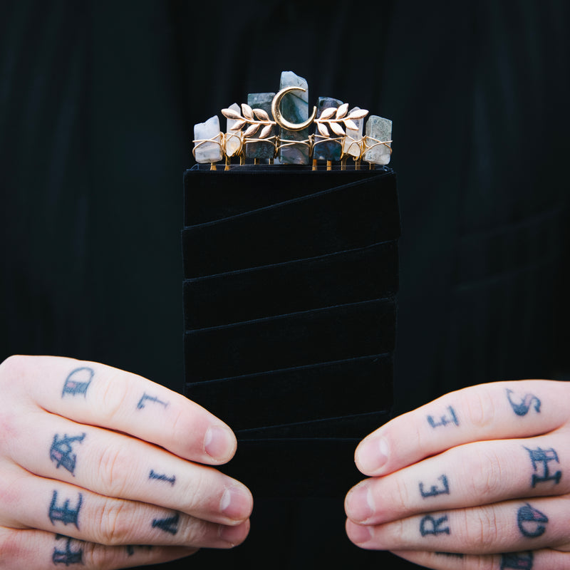 AGATE MOUSSE - PEIGNE À CHEVEUX🌙🌿