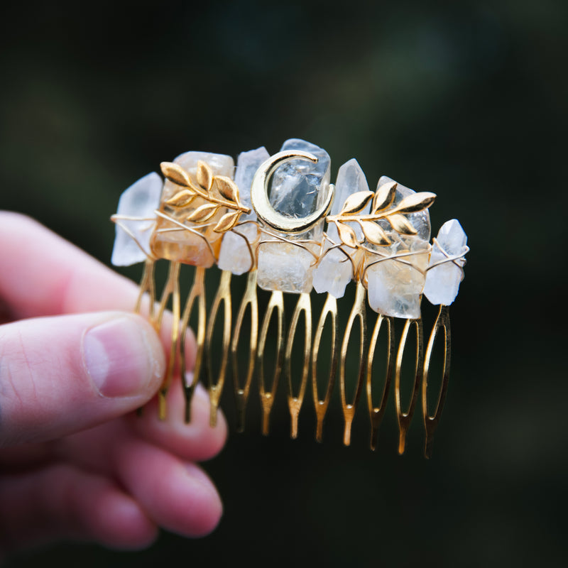 AGATE MOUSSE - PEIGNE À CHEVEUX🌙🌿