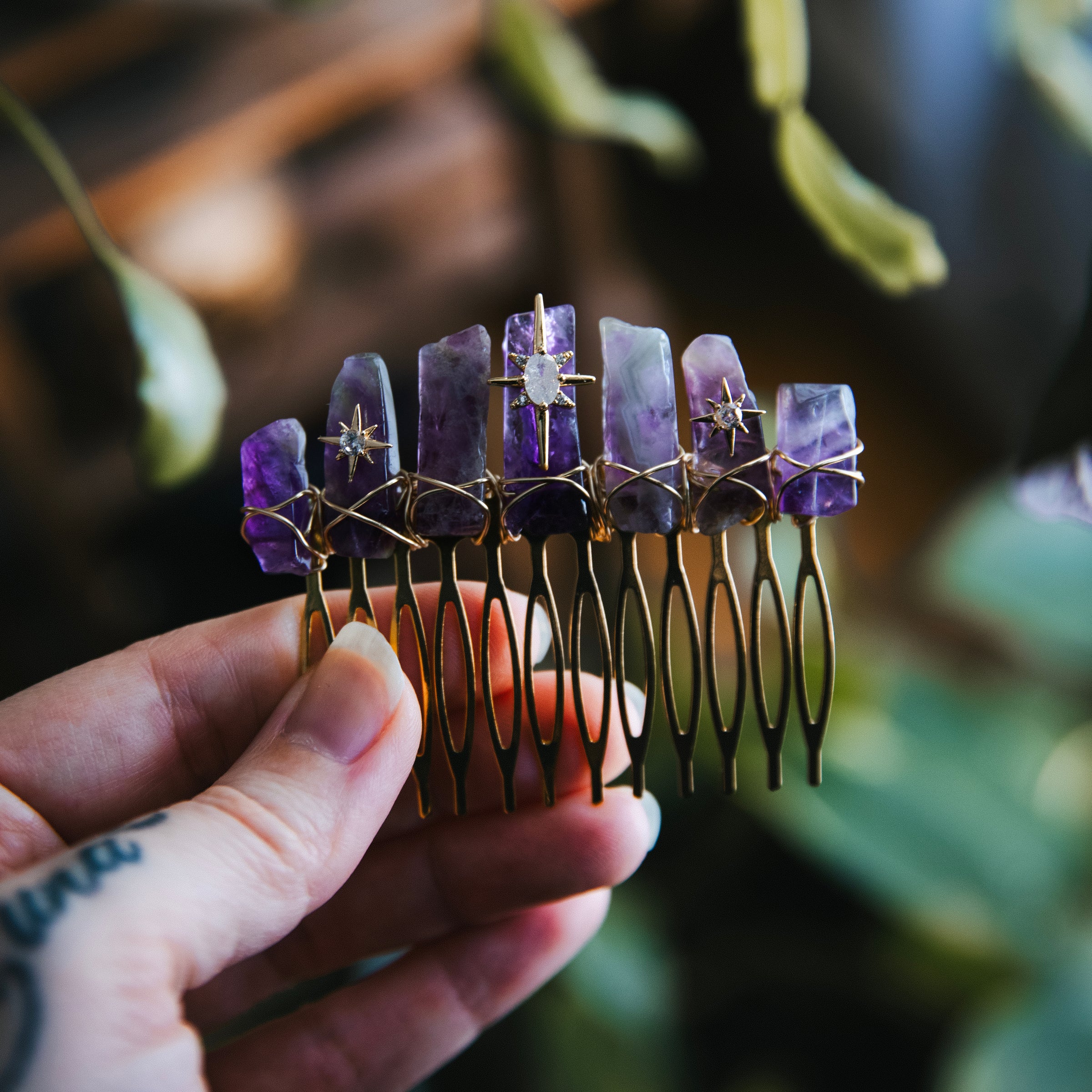 AGATE MOUSSE - PEIGNE À CHEVEUX🌙🌿