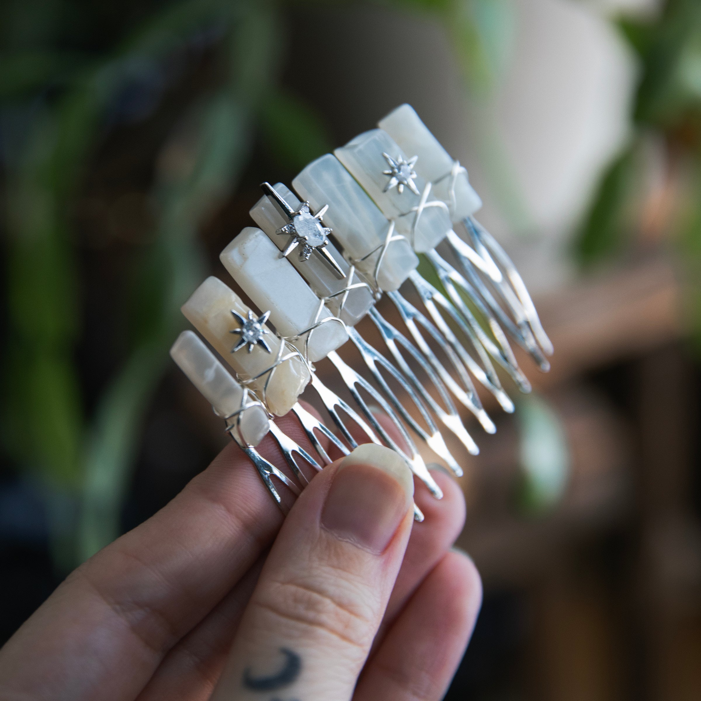 AGATE MOUSSE - PEIGNE À CHEVEUX🌙🌿