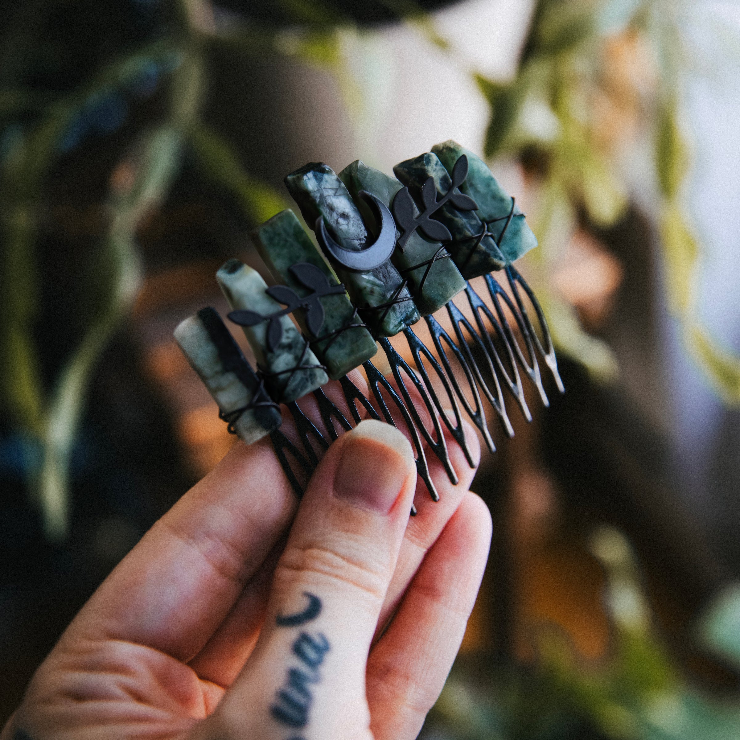 AGATE MOUSSE - PEIGNE À CHEVEUX🌙🌿