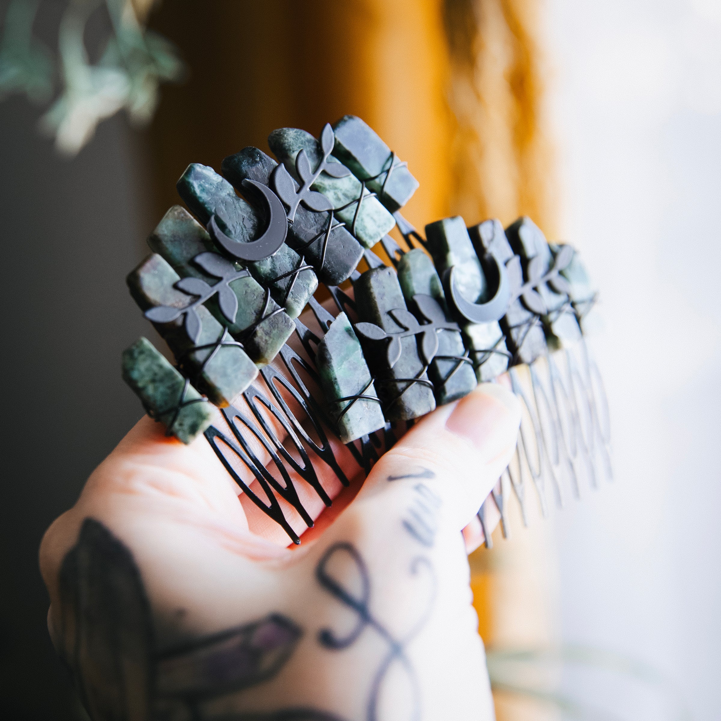 AGATE MOUSSE - PEIGNE À CHEVEUX🌙🌿