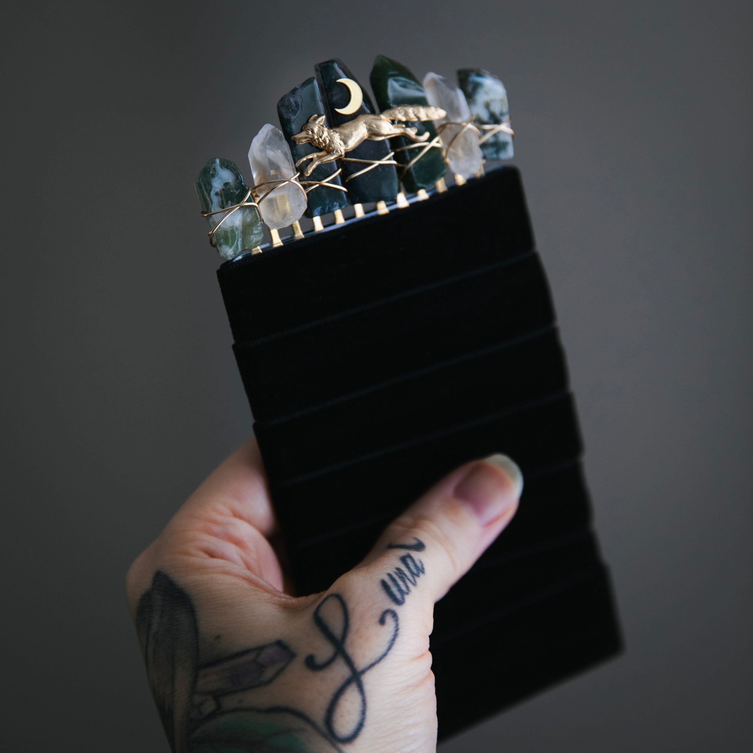 AGATE MOUSSE - PEIGNE À CHEVEUX🌙🌿