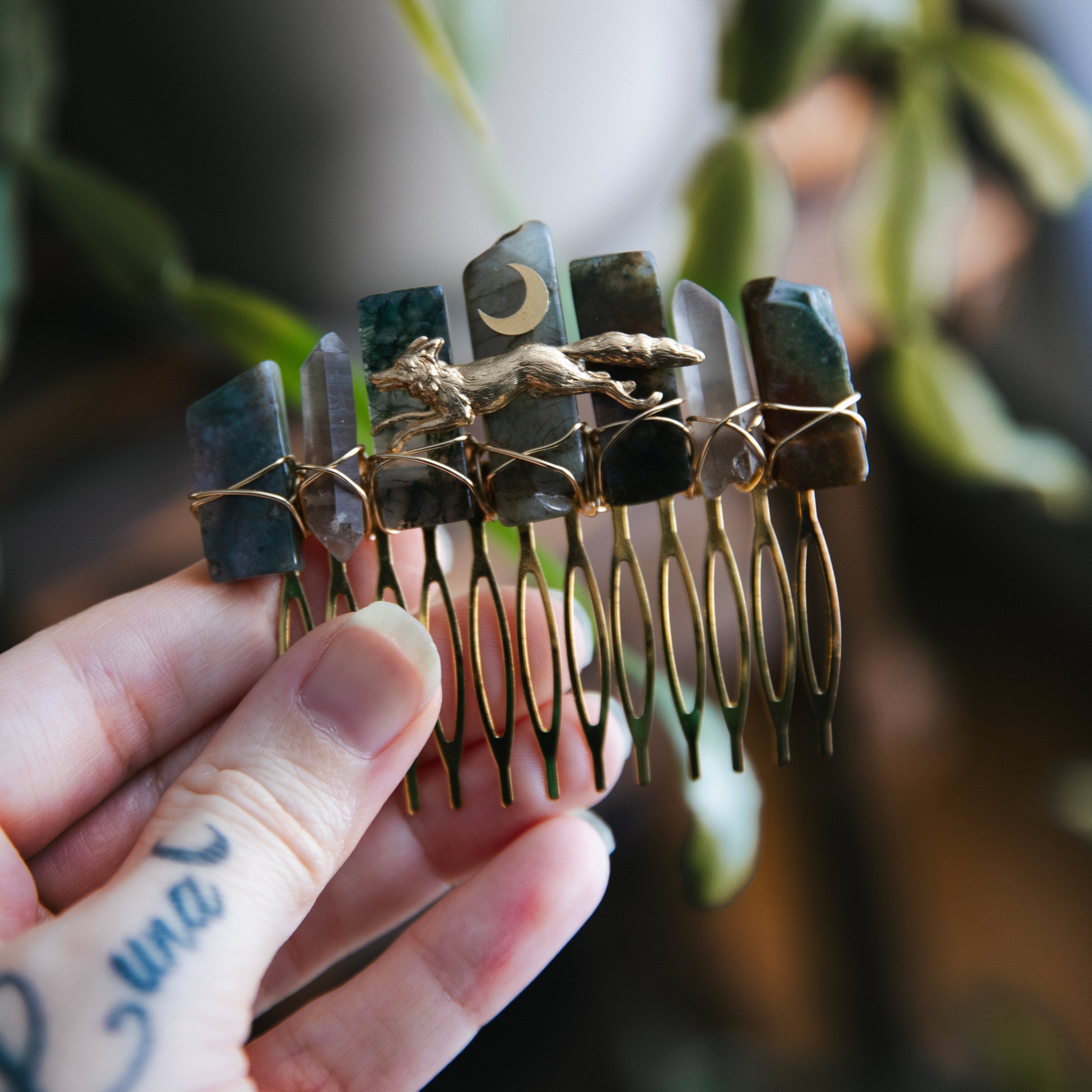 AGATE MOUSSE - PEIGNE À CHEVEUX🌙🌿