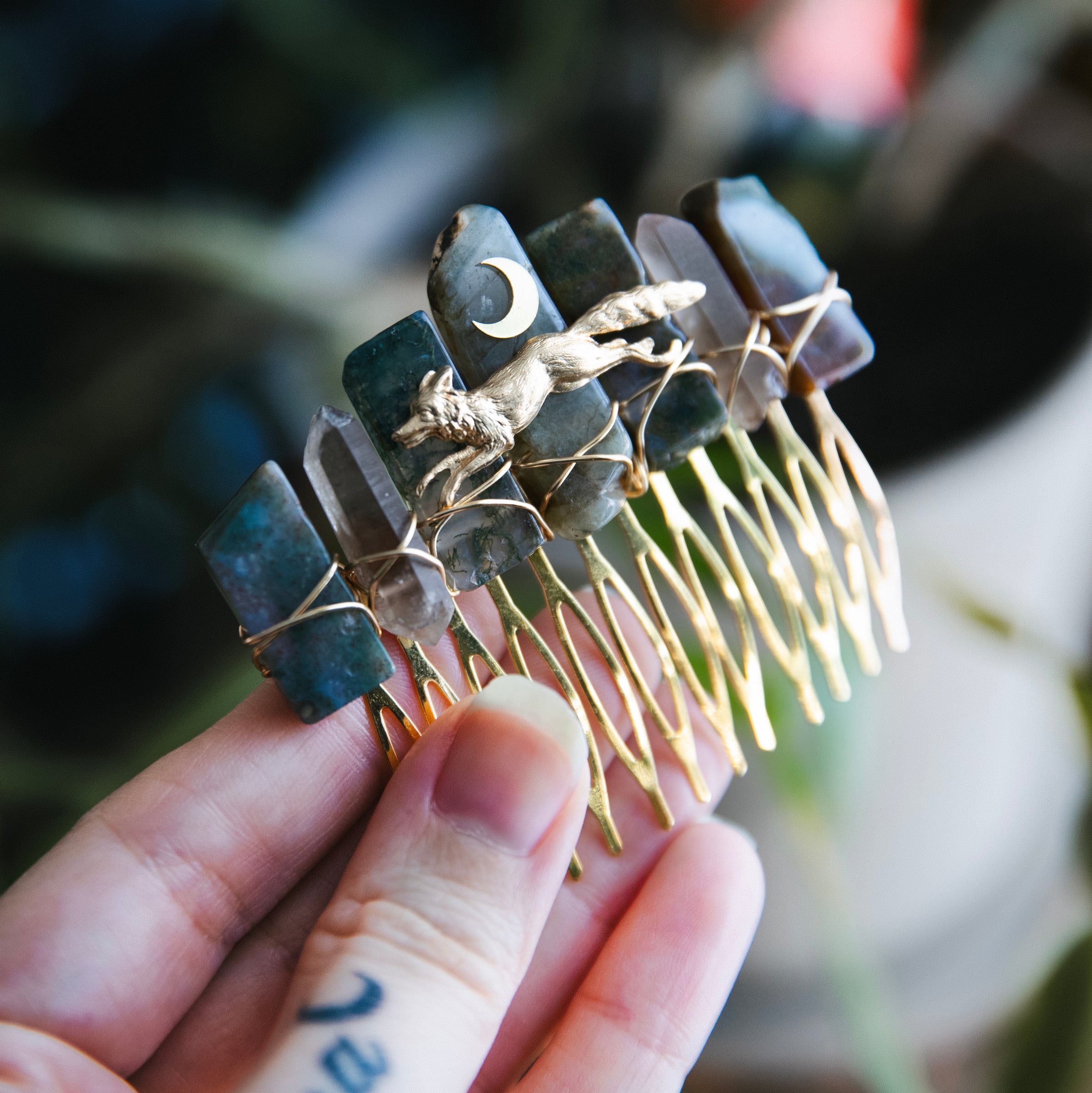 AGATE MOUSSE - PEIGNE À CHEVEUX🌙🌿
