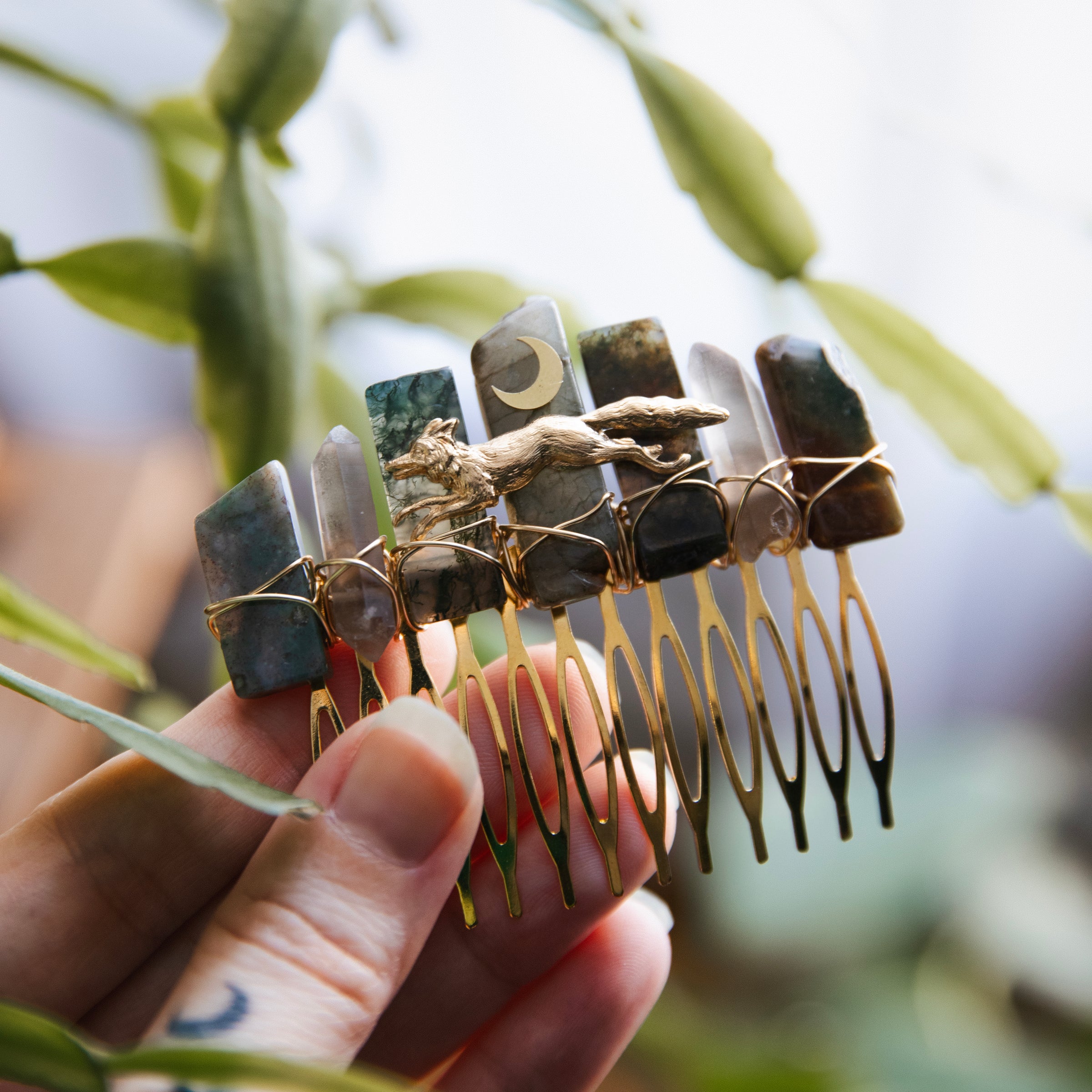 AGATE MOUSSE - PEIGNE À CHEVEUX🌙🌿