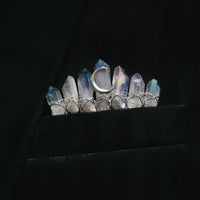 AURA QUARTZ - BOUTONNIERE 2-IN-1