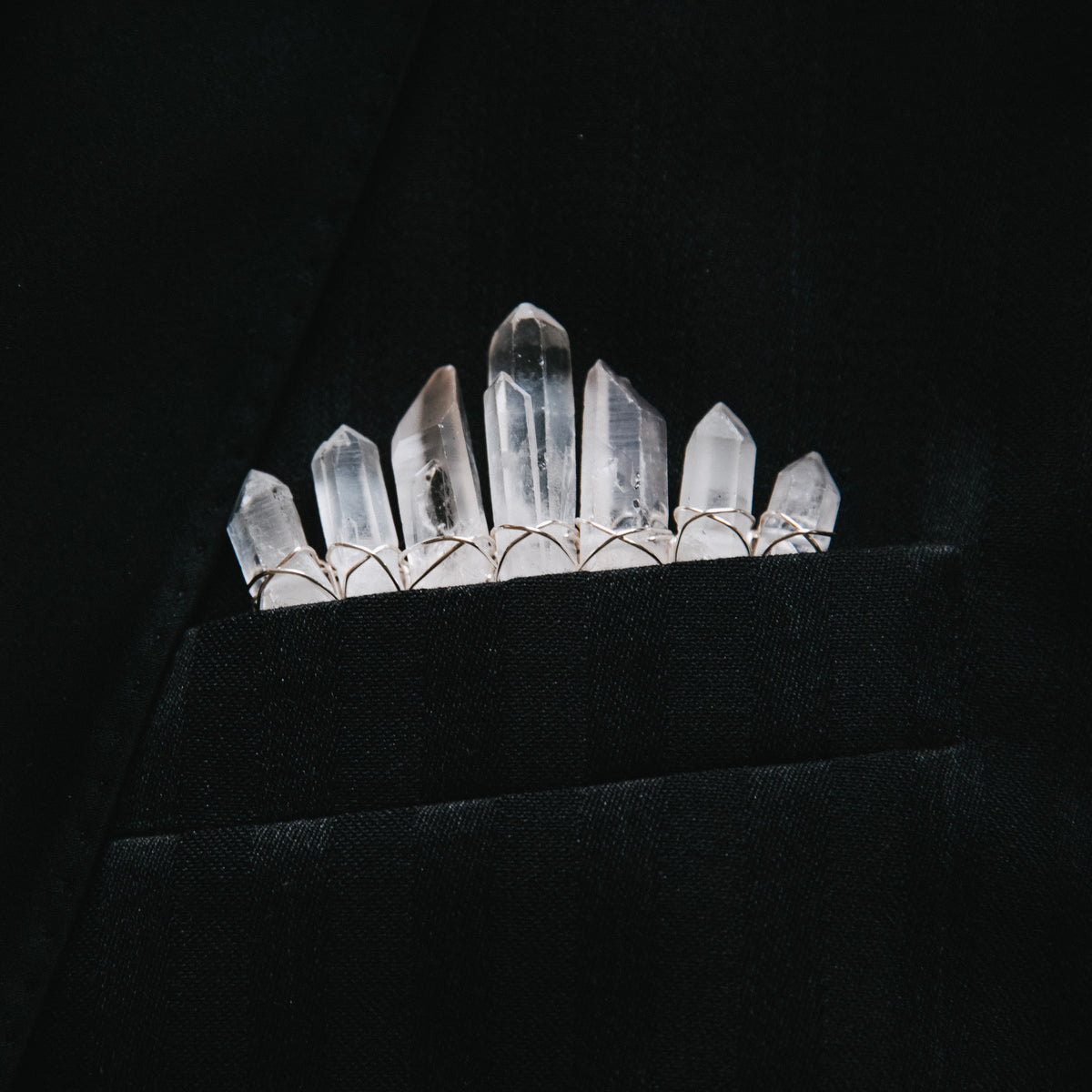 QUAARTZ - BOUTONNIERE 2-IN-1