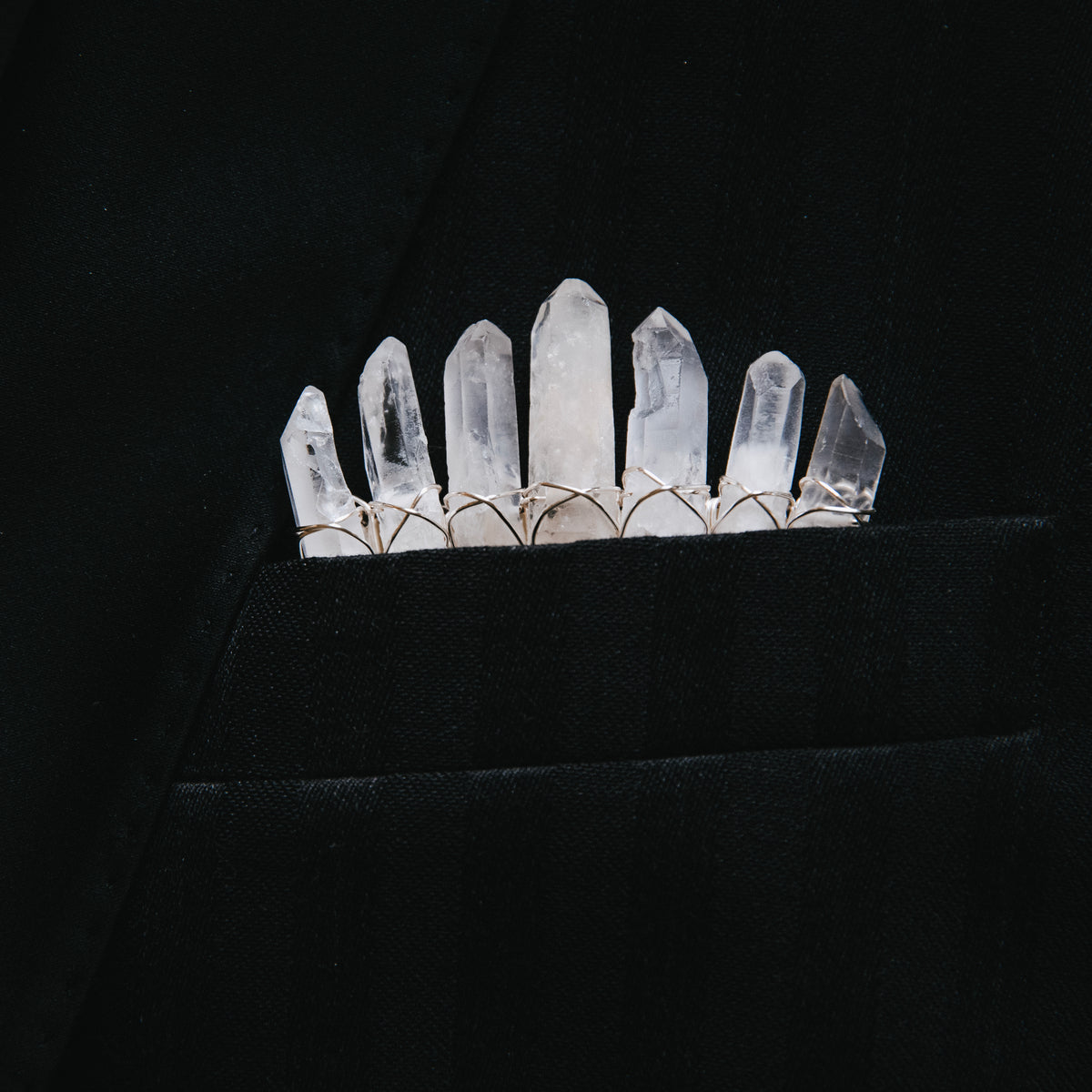 QUAARTZ - BOUTONNIERE 2-IN-1