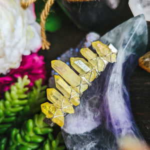 YELLOW HAIR CLIP