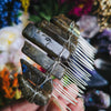 DARK LABRADORITE - HAIRCOMB