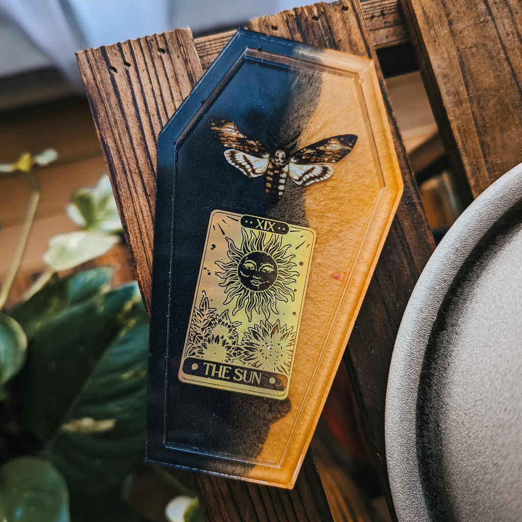 COFFIN SPOOKY TRAY