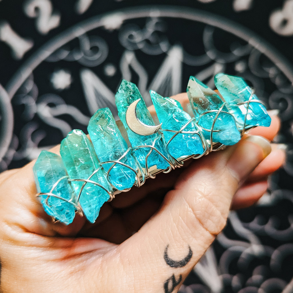 TEAL HAIR CLIP