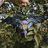 FLYING RAVEN - PURPLE FLOWERS