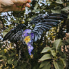 FLYING RAVEN - PURPLE FLOWERS