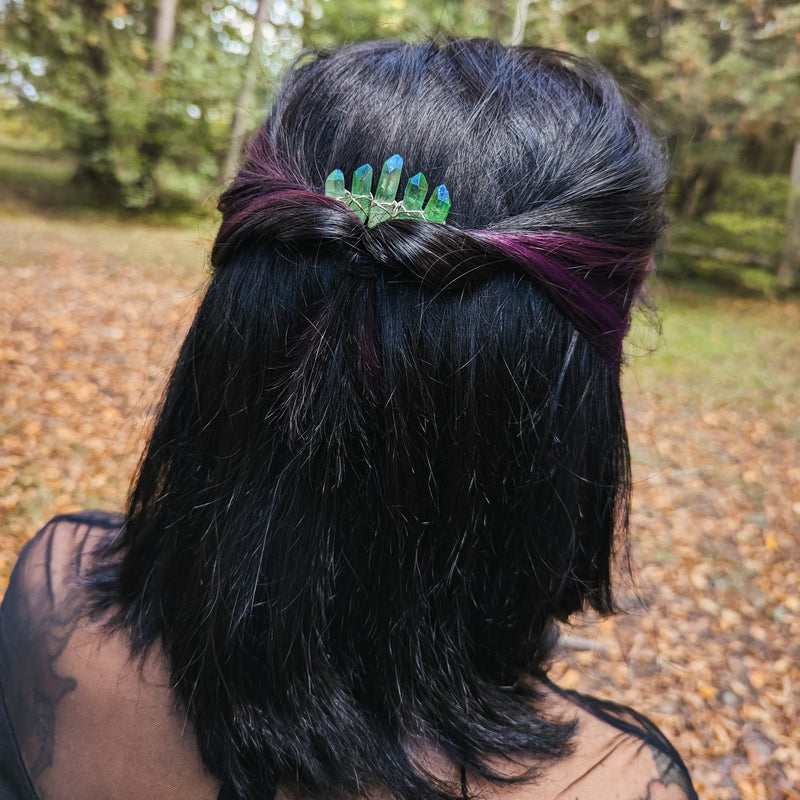 SILVER-GREEN COMB