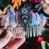 SILVER HEART - HAIRCOMB
