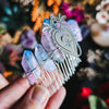 SILVER HEART - HAIRCOMB