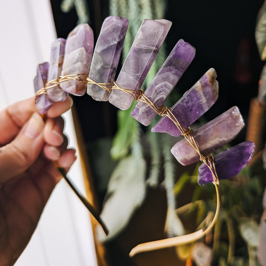 MINI AMETHYST GOLD