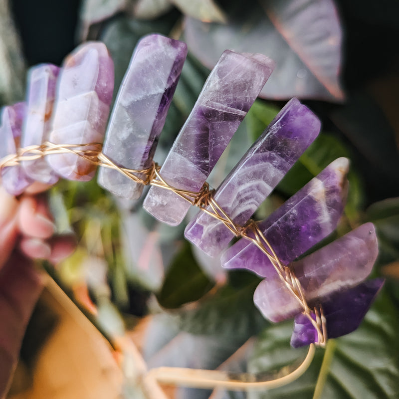 MINI AMETHYST GOLD