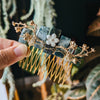 MOSS AGATE - HAIR COMB🌸🌿