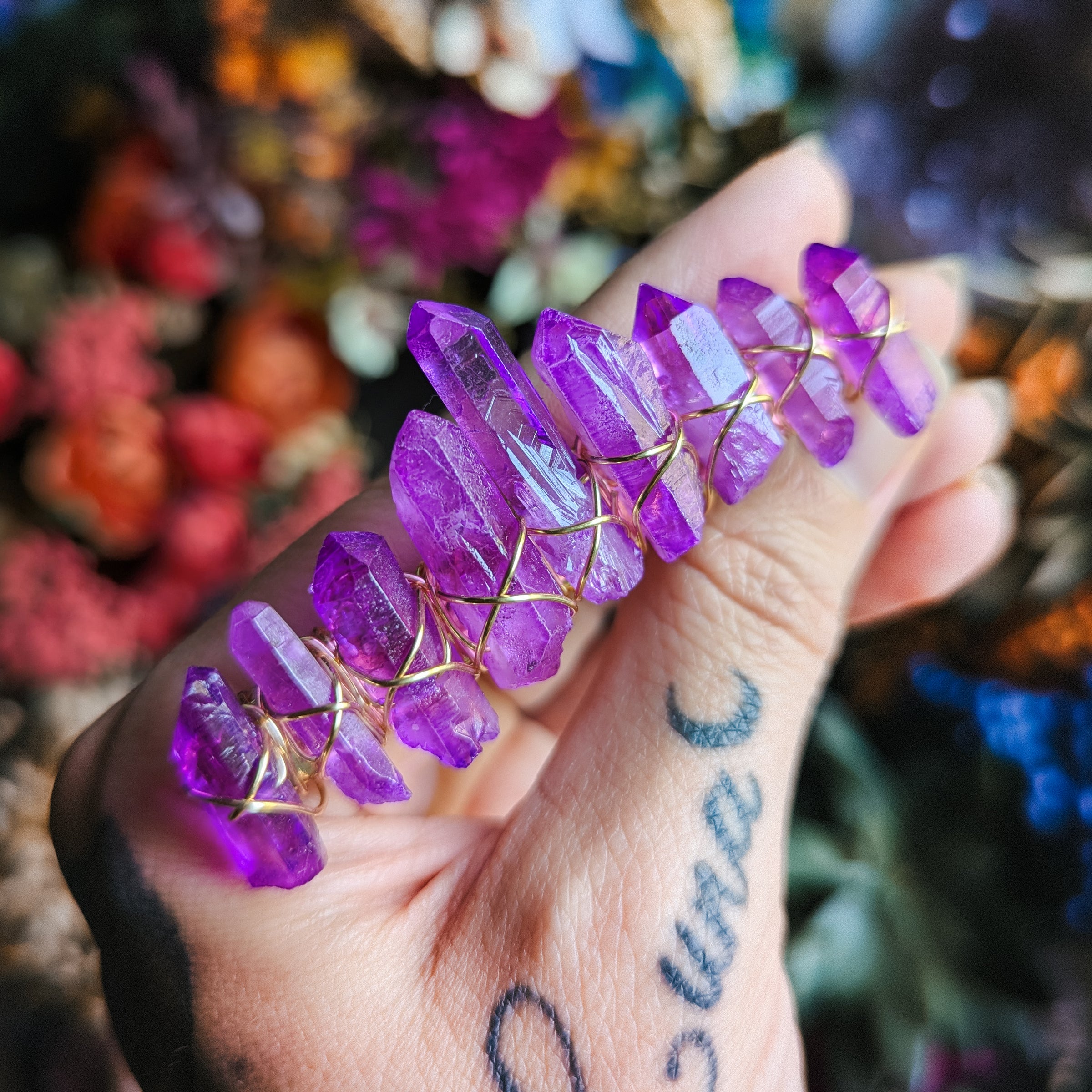 PURPLE HAIR CLIP