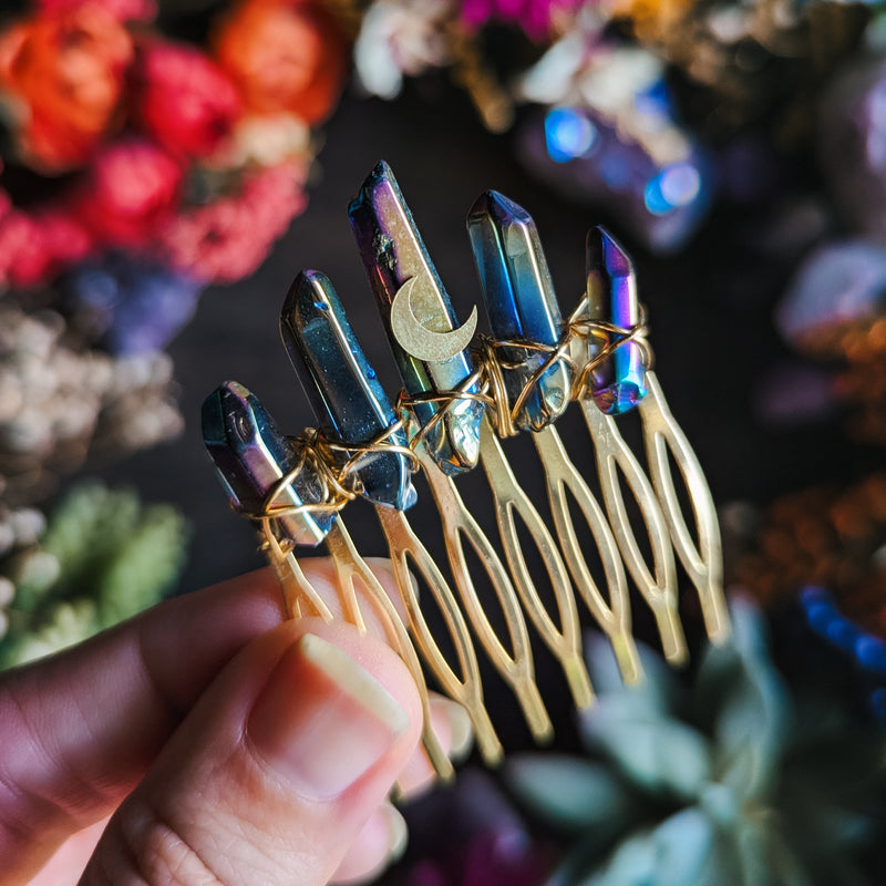 GOLD RAINBOW COMB🌙