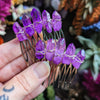 PEIGNE[S] VIOLET BRILLANT
