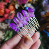 PEIGNE[S] VIOLET BRILLANT