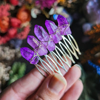 PEIGNE[S] VIOLET BRILLANT