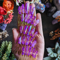 PEIGNE VIOLET BRILLANT[G]