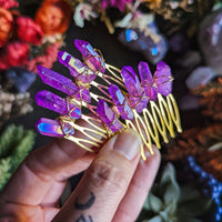PEIGNE VIOLET BRILLANT[G]