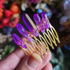 PEIGNE VIOLET BRILLANT[G]