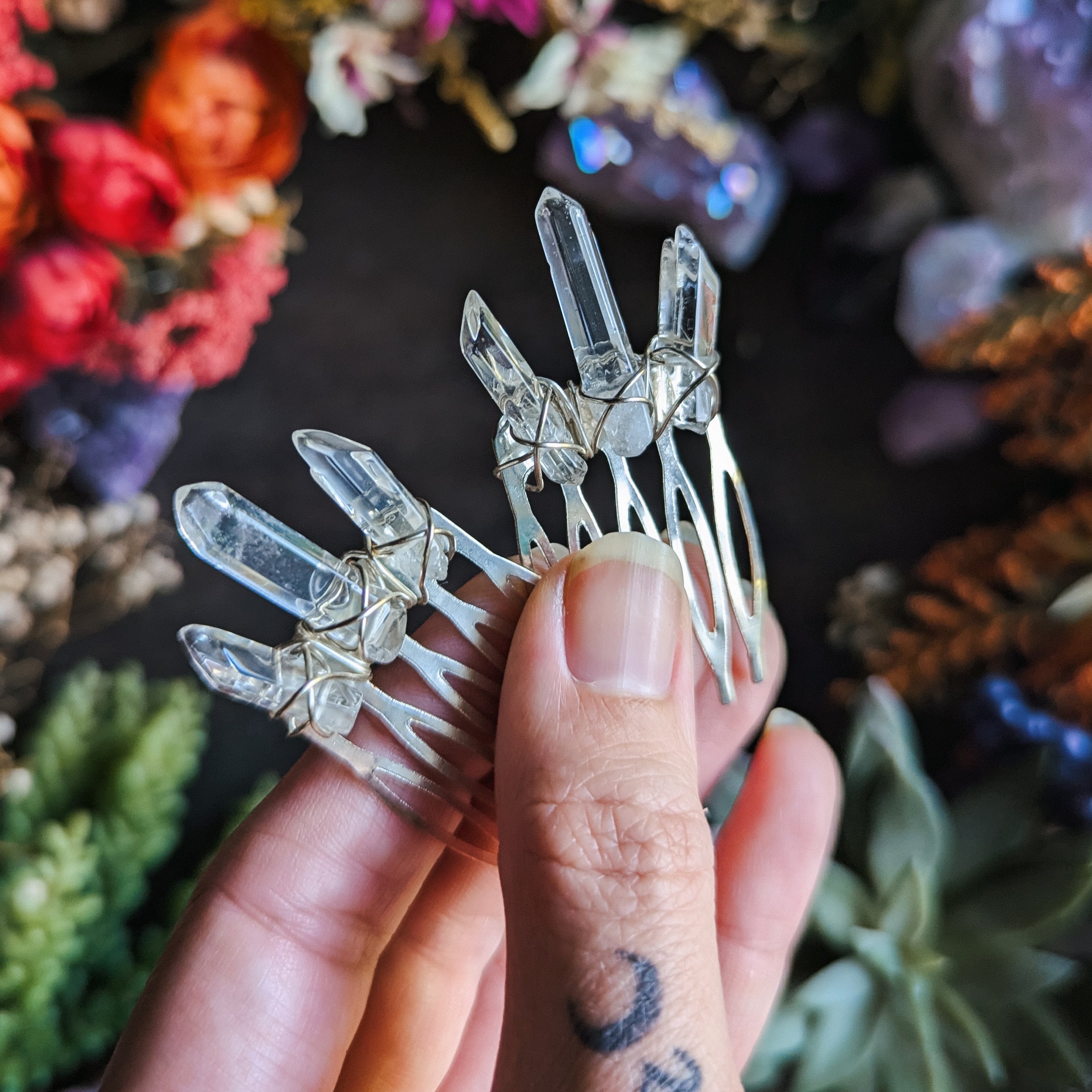 PETITS PEIGNES TRANSPARENTS POUR VERNIS