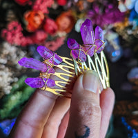 PETIT PEIGNE VIOLET BRILLANT [G]